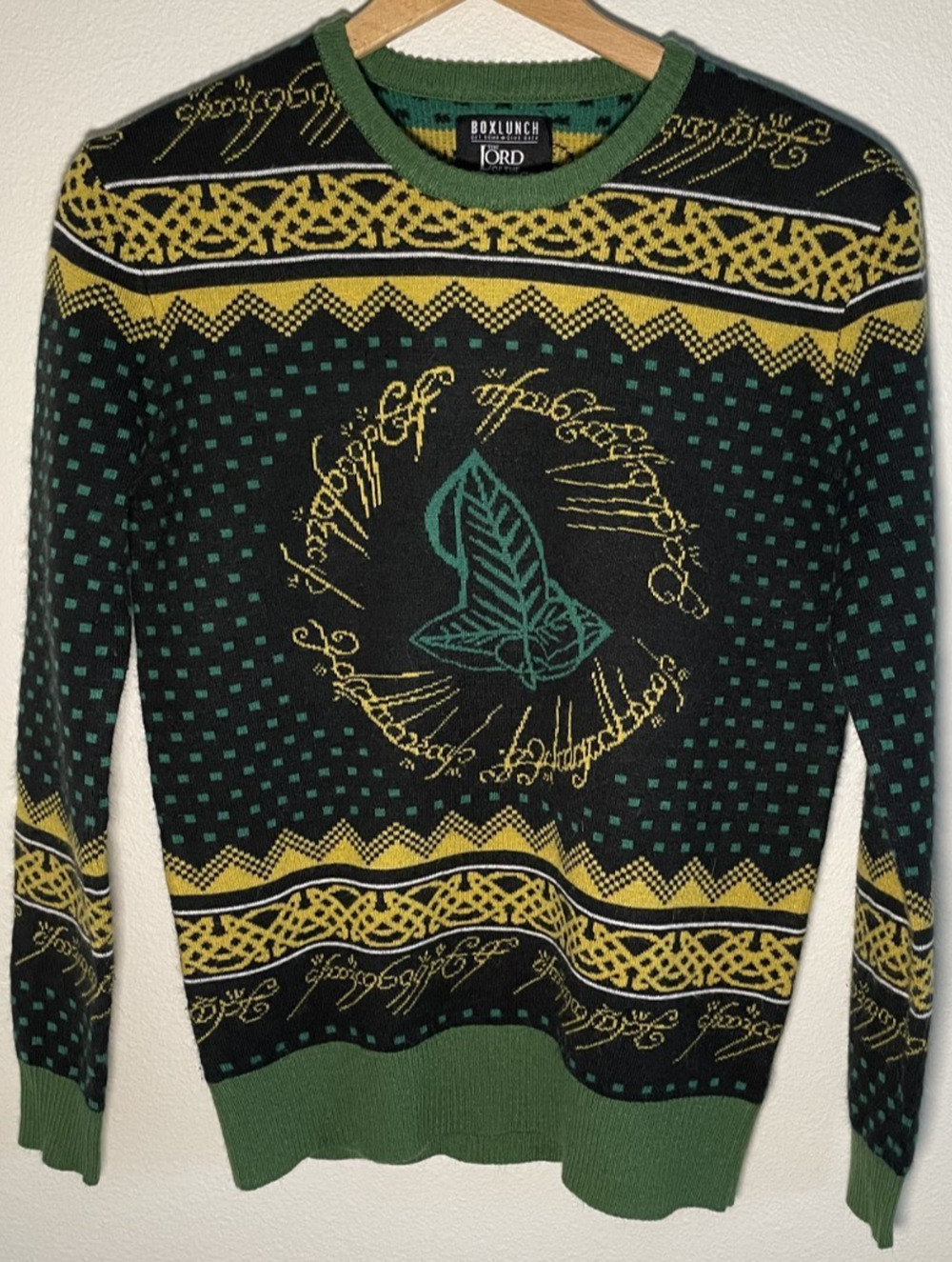 Lord Of The Rings x Box Lunch Movie Sweater Black - XS
